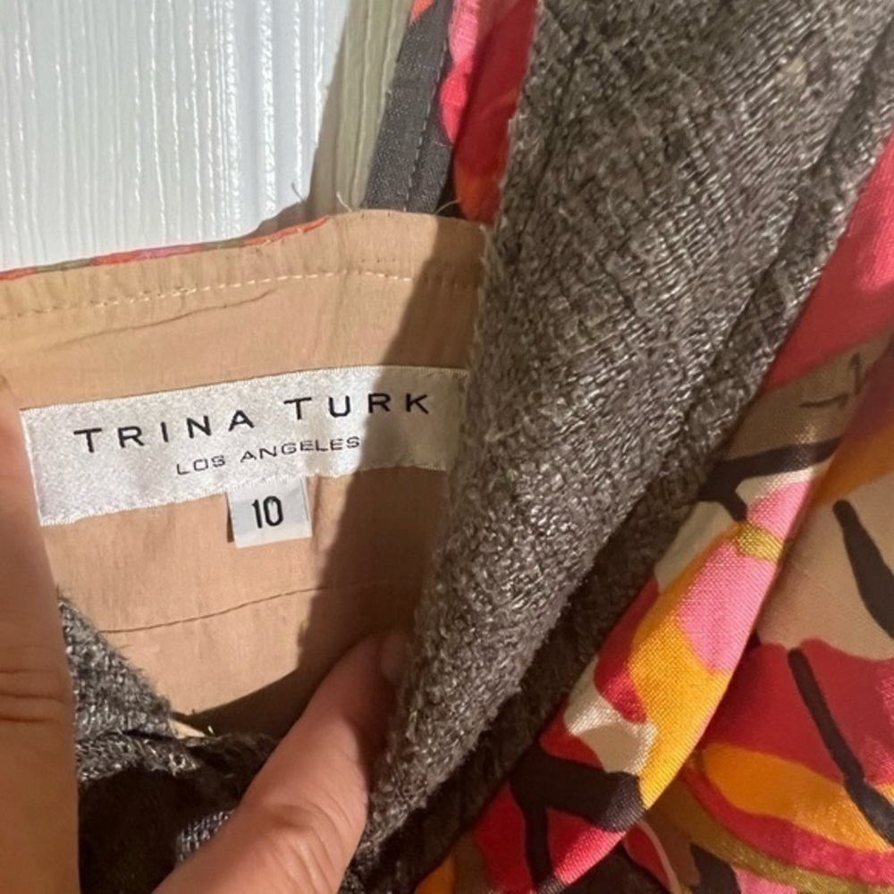 Trina Turk brown/orange dress‎ - Picture 4 of 4